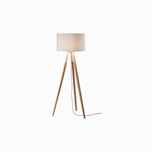 Natural Shaded Floor Lamp