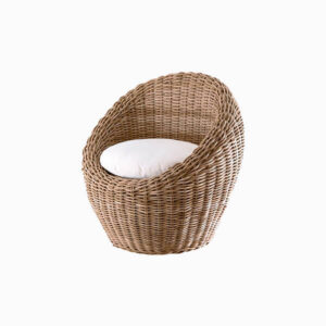 Bamboo Cane Round Chair
